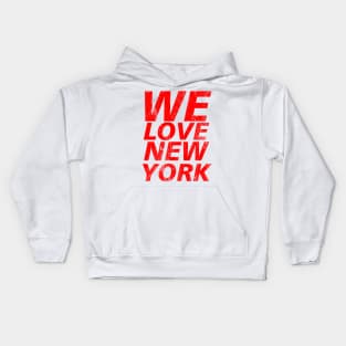 we love new york Kids Hoodie